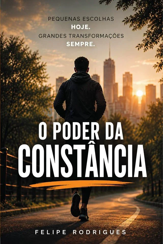 Capa do livro O Poder da Constância, de Felipe Rodrigues